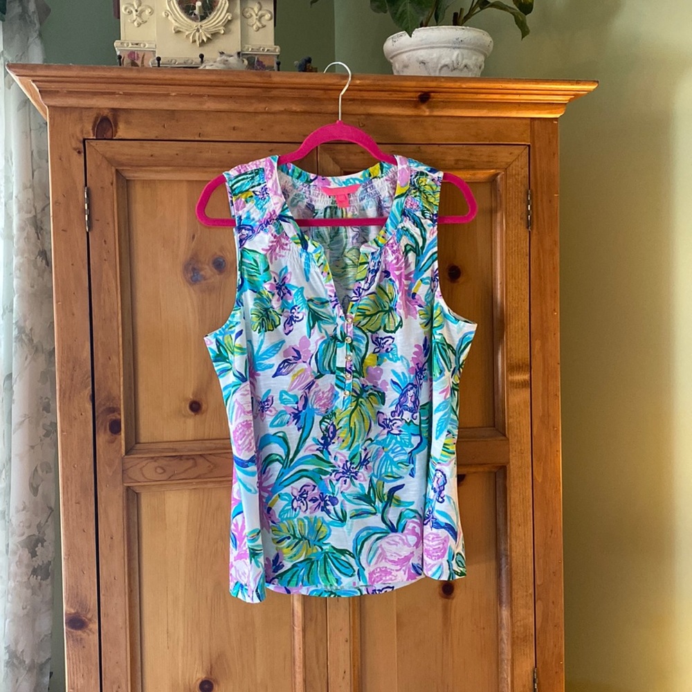 Lilly Pulitzer Essie Tank Top size XL